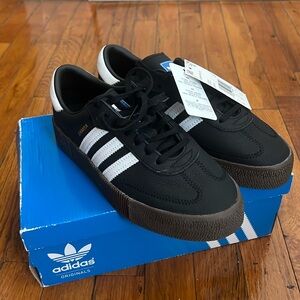 Women samba rose sneakers in black